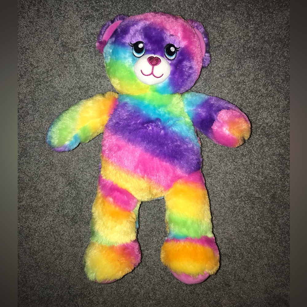 Build a bear Plush Rainbow friends Tie-Dye Teddy Bear